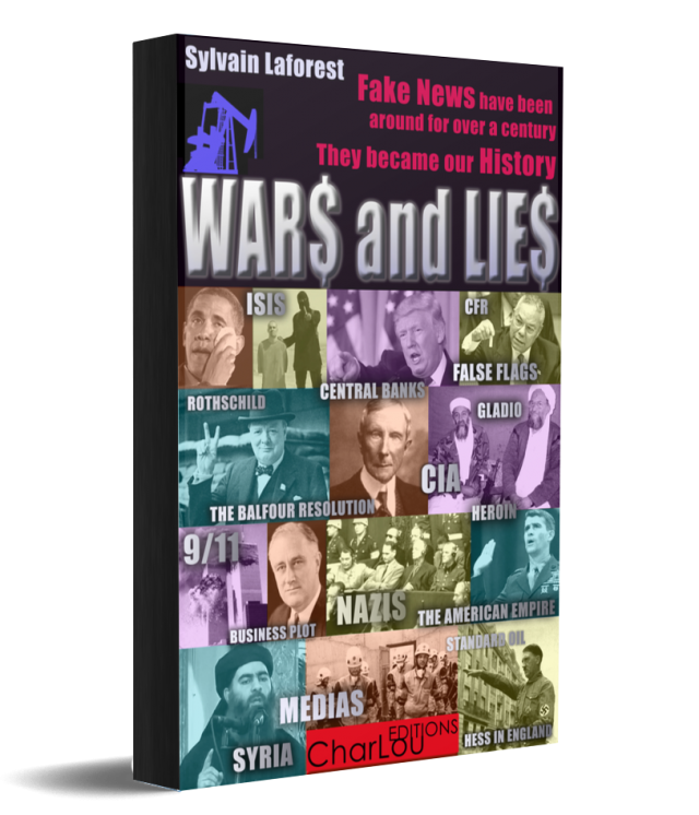 WARS and LIES Book and Ebook of CharLou Editions, written by Sylvain Laforest