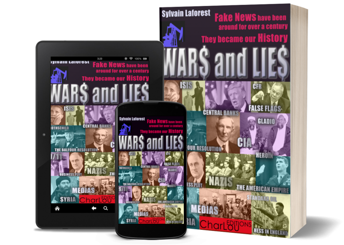 Wars and Lies Book Format of CharLou Editions, written by Sylvain Laforest